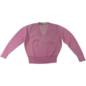 Moschino, Dames, Truien, Roze, Maat: S