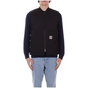 Carhartt Wip, Heren, Jassen, Zwart, Maat: S Nylon,