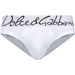 Dolce & Gabbana, Heren, Ondergoed, Wit, Maat: L Katoen,