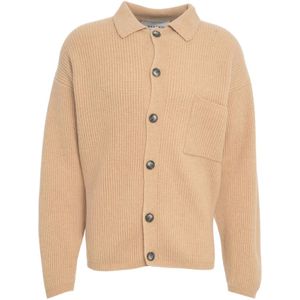 Amaránto, Heren, Truien, Beige, Maat: XL Wol,