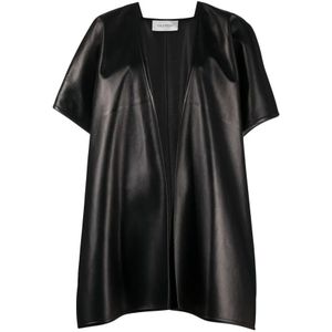 Valentino, Dames, Jassen, Zwart, Maat: ONE Size Leer,