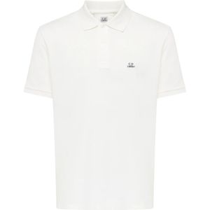 C.p. Company, Heren, Tops, Wit, Maat: S Piqué,
