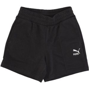 Puma, Dames, Korte broeken, Zwart, Maat: XS Katoen,
