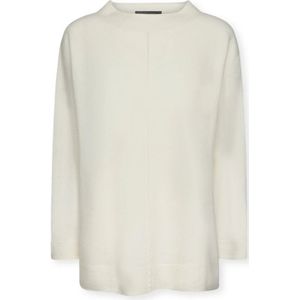 Elena Mirò, Dames, Truien, Wit, Maat: S/M Wol,