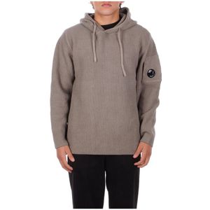 C.p. Company, Heren, Sweatshirts & Hoodies, Grijs, Maat: L Katoen,