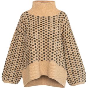 Hést, Dames, Truien, Beige, Maat: S