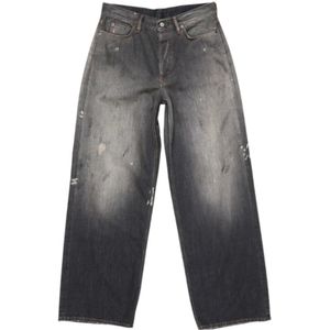Acne Studios, Heren, Jeans, Zwart, Maat: W34