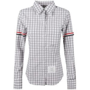 Thom Browne, Dames, Blouses & Shirts, Veelkleurig, Maat: 2XS