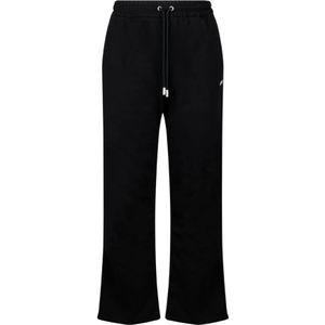 Off White, Heren, Broeken, Zwart, Maat: L Katoen,