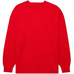 Sunspel, Heren, Truien, Rood, Maat: L Wol,