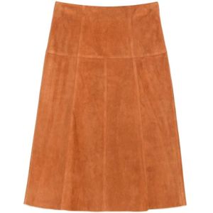 Isabel Marant, Dames, Rokken, Bruin, Maat: XS