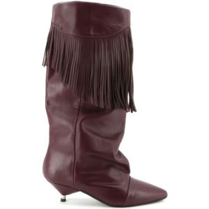 Gisel Moire, Dames, Schoenen, Rood, Maat: 37 EU Leer,