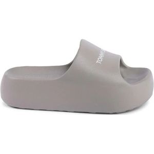 Tommy Hilfiger, Dames, Schoenen, Grijs, Maat: 35 1/2 EU Vinyl,