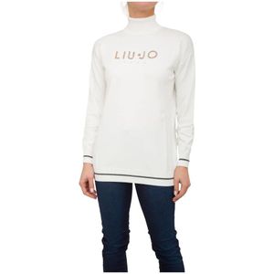 Liu Jo, Dames, Truien, Wit, Maat: 2XS Viscose,