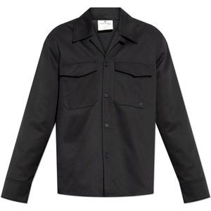 Courrèges, Heren, Overhemden, Blauw, Maat: XL Katoen,