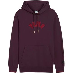 Puma, Heren, Sweatshirts & Hoodies, Paars, Maat: S