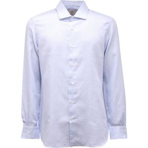 Mazzarelli, Heren, Overhemden, Blauw, Maat: XL