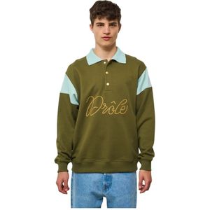 Drole de Monsieur, Heren, Tops, Groen, Maat: S Katoen,