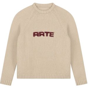 Arte Antwerp, Heren, Truien, Beige, Maat: S Wol,