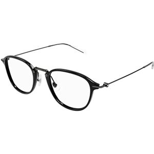 Montblanc - MB0155O - Optische Monturen - Zwart - Geïnjecteerd - Rotonde