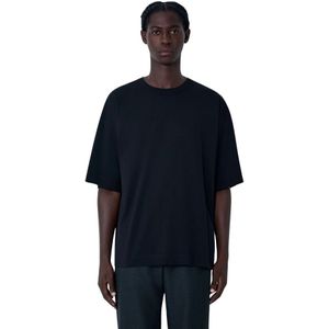 Dries Van Noten, Heren, Tops, Zwart, Maat: S Katoen,