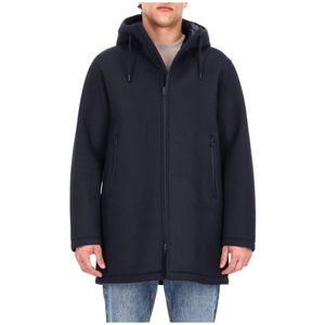 Herno, Heren, Jassen, Blauw, Maat: L Viscose,