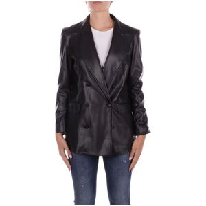John Richmond, Dames, Jassen, Zwart, Maat: S Leer,