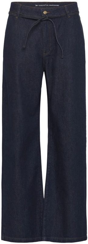 My Essential Wardrobe, Dames, Broeken, Blauw, Maat: W31 L32 Katoen,