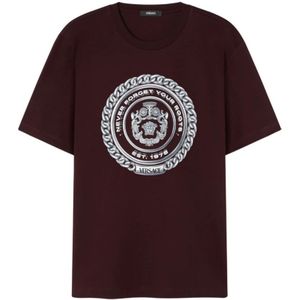 Versace, Heren, Tops, Bruin, Maat: S