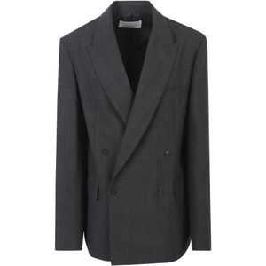 The Frankie Shop, Dames, Jassen, Grijs, Maat: S Wol,