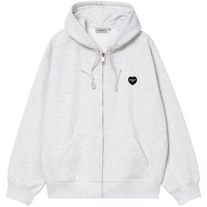 Carhartt Wip - Hooded Heart II - Capuchontrui - Grijs - Katoen