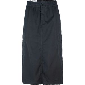 Carhartt Wip - A-lijn Rok - Zwart - 100% Katoen - Verstelbare Tailleband