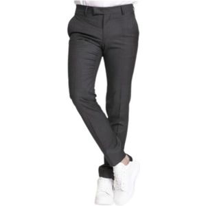 Karl Lagerfeld, Heren, Broeken, Grijs, Maat: 4XS Wol,