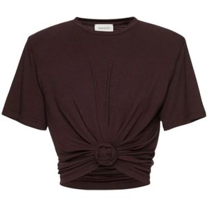 Magda Butrym, Dames, Tops, Bruin, Maat: S