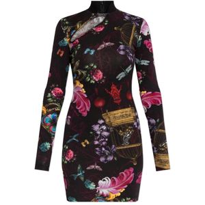 Versace Jeans Couture - Jurk met Bloemenmotief - Veelkleurig - Dames