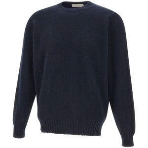 Filippo De Laurentiis, Heren, Truien, Blauw, Maat: M Wol,