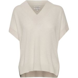 Part Two, Dames, Truien, Beige, Maat: L Kasjmier,