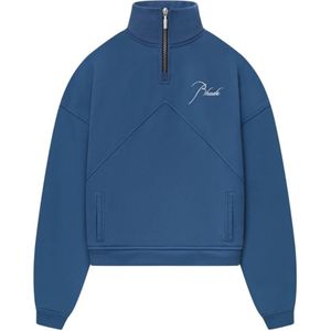 Rhude, Heren, Sweatshirts & Hoodies, Blauw, Maat: L Katoen,