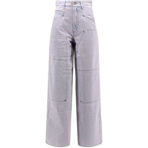 Marant étoile, Dames, Jeans, Blauw, Maat: 2XS Katoen,