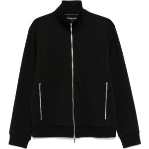 Michael Kors, Heren, Sweatshirts & Hoodies, Zwart, Maat: XL Katoen,