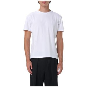 Acne Studios, Heren, Tops, Wit, Maat: L Katoen,