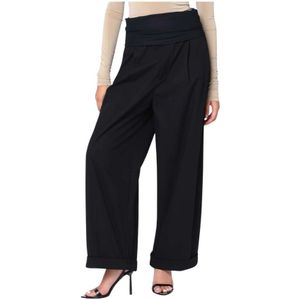 Darkpark, Dames, Broeken, Zwart, Maat: XS Katoen,