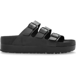Birkenstock, Dames, Schoenen, Zwart, Maat: 35 EU Leer,