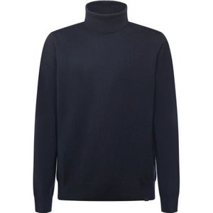 Fay, Heren, Truien, Blauw, Maat: XL Wol,