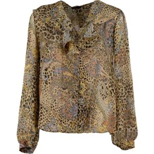 Etro, Dames, Blouses & Shirts, Veelkleurig, Maat: M