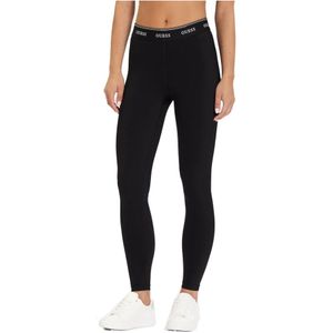 Guess, Dames, Broeken, Zwart, Maat: XS