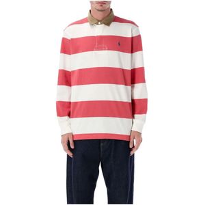 Polo Ralph Lauren, Heren, Tops, Rood, Maat: XL Katoen,
