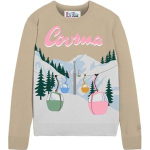 MC2 Saint Barth, Dames, Truien, Beige, Maat: M