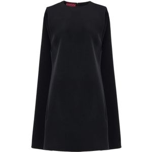 Gucci, Dames, Jurken, Zwart, Maat: XS Zijde,