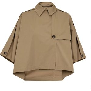 Co'Couture, Dames, Jassen, Beige, Maat: XS Katoen,